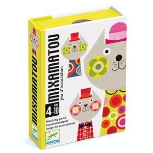 Djeco Matching Card Game Mixamatou  (MULTILINGUAL)   for Age 4+ New Sealed